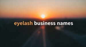 eyelash business names