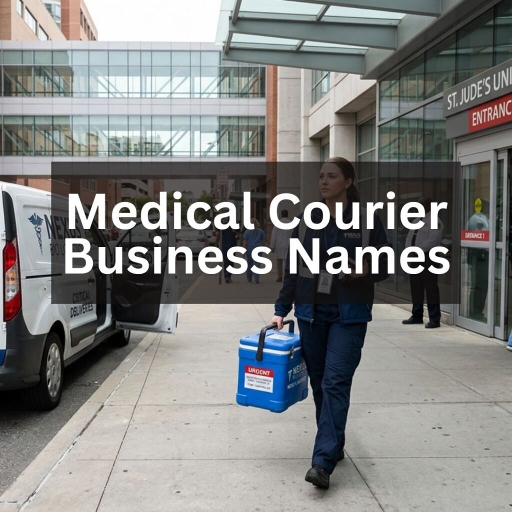 medical courier business names